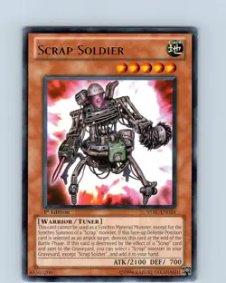 Yu-Gi-Oh TCG Scrap Soldier STBL-EN024 1st Edition Regular Rare Card NM - Image 1