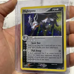 Pokemon Card - Mightyena Deoxys 12/107 Holo Rare LP Lightly Played Nintendo TCG - Image 2