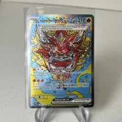 Hearthflame Mask Ogerpon ex 148/131 SV: Prismatic Evolutions Pokemon Card - Image 1