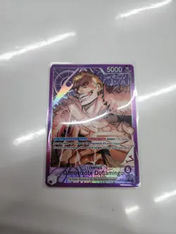 Op14-060 - Donquixote Doflamingo Leader Alt Art One Piece Card English, Mint - Image 1