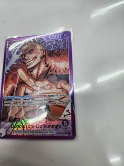 Op14-060 - Donquixote Doflamingo Leader Alt Art One Piece Card English, Mint - Image 4