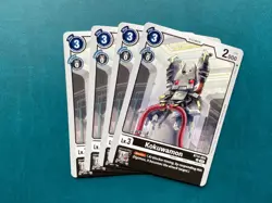 Kokuwamon BT14-055 Playset Blast Ace Digimon Card Game x4 - Image 1