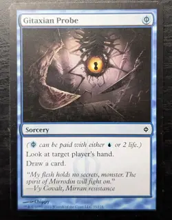 MTG Magic the Gathering Gitaxian Probe (35/180) New Phyrexia LP - Image 1