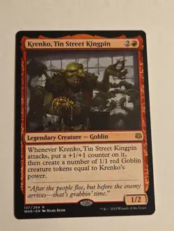 Krenko, Tin Street Kingpin X1 WAR MTG War Of The Spark - Image 1