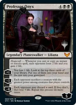 Mint/Near-Mint, English - 1 x MTG Professor Onyx - Promo Pack MTG / Promo Pack - Image 1