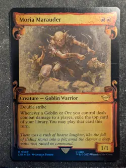 Moria Marauder - Foil Showcase - LOTR: Tales of Middle Earth (MTG) - Image 1