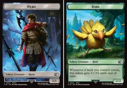 1x MTG - Hero \ Bird Token - #07/16 - Final Fantasy NM - Image 1