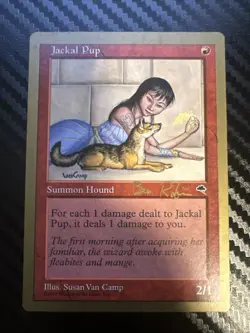 MTG Jackal Pup 1998 Ben Rubin Not Tournament Legal - World Championship #183 - Image 1