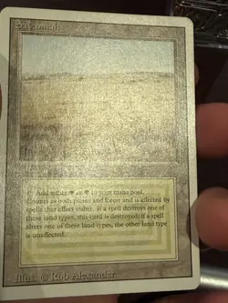 Savannah Revised Magic The Gathering MTG Dual Land Regular LP Never Played - Image 2