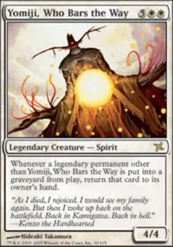 1x Yomiji, Who Bars the Way - Foil Moderate Play, English Betrayers of Kamigawa - Image 1