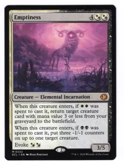 Mint/Near-Mint, English - 1 x MTG Emptiness Lorwyn Eclipsed - Image 1