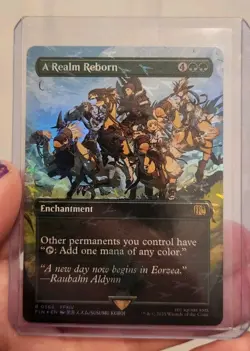 MTG Magic Gatering A Realm Reborn Borderless Chocobo Track Foil Final Fantasy - Image 1