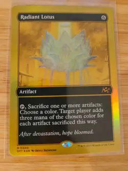 MTG Radiant Lotus (First Place Foil) 0500 Aetherdrift M/NM Free UK P&P - Image 1