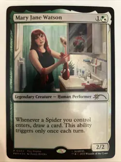Magic The Gathering Spider-man Mary Jane Watson 0004 Promo FOIL - Image 1