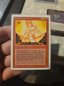 MTG Revised Fire Elemental Never Played Nm - Image 1
