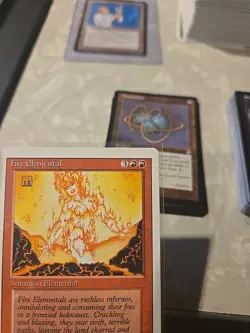MTG Revised Fire Elemental Never Played Nm - Image 3