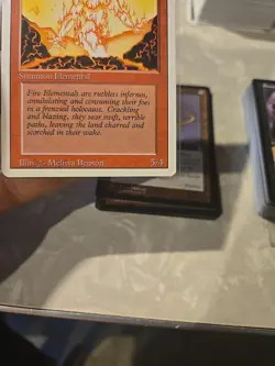 MTG Revised Fire Elemental Never Played Nm - Image 4