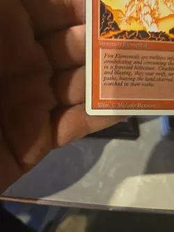 MTG Revised Fire Elemental Never Played Nm - Image 5