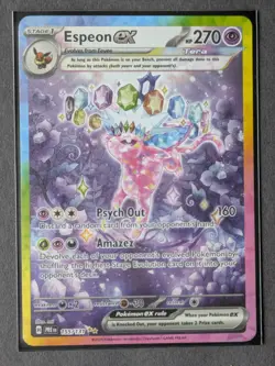 Pokemon TCG - Espeon 155/131 + Umbreon 161/131 Prismatic Evolutions ✨PACK FRESH✨ - Image 3