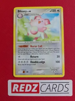 Blissey LV.40 22/127 Platinum Non Holo Rare Pokemon Card 2009 HP - Image 1