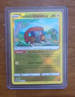RADIANT CHARJABUG 051/159 Crown Zenith Radiant Rare Holo Pokemon TCG Near Mint - Image 1