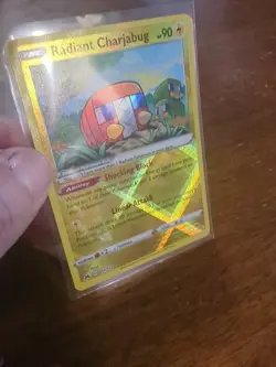 RADIANT CHARJABUG 051/159 Crown Zenith Radiant Rare Holo Pokemon TCG Near Mint - Image 3