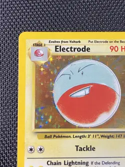 Electrode ⭐ 2/64 Error Missing Symbol Holo Rare Jungle 1999 Pokemon LP/NM - Image 2