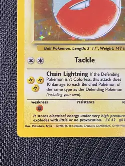 Electrode ⭐ 2/64 Error Missing Symbol Holo Rare Jungle 1999 Pokemon LP/NM - Image 5