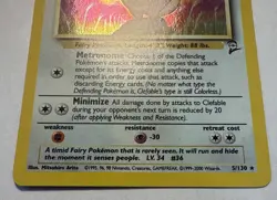 Clefable 005/130 Base Set 2 Holo Wotc Lightly Played Pokemon - Image 2
