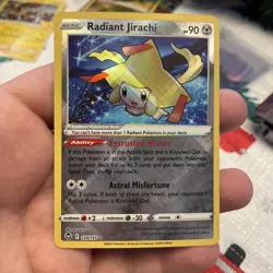 Pokemon TCG Radiant Jirachi Silver Tempest 120/195 Ultra Rare NM +Bonus FREESHIP - Image 1