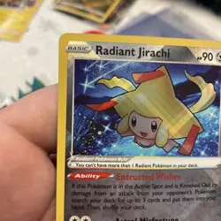 Pokemon TCG Radiant Jirachi Silver Tempest 120/195 Ultra Rare NM +Bonus FREESHIP - Image 2