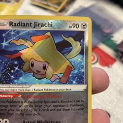 Pokemon TCG Radiant Jirachi Silver Tempest 120/195 Ultra Rare NM +Bonus FREESHIP - Image 3
