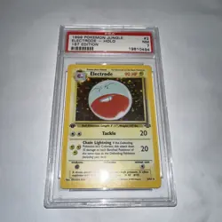 1999 POKEMON JUNGLE 1ST EDITION #2 ELECTRODE-HOLO PSA 7 - Image 1