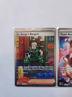 Team Rockets Giovanni 238/182 + Lt Surge's Bargain 185/132 You Get Both!!! - Image 2