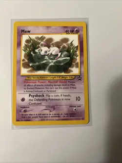 Pokemon Lily Pad Mew BLACK STAR 47 - WOTC PROMO - League 2002 - Image 1