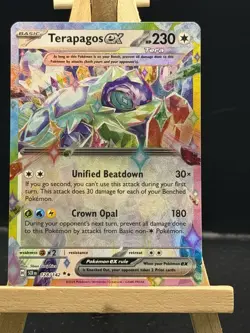 Terrapagos ex 128/142 Double Rare Stellar Crown Pokemon TCG - Image 1
