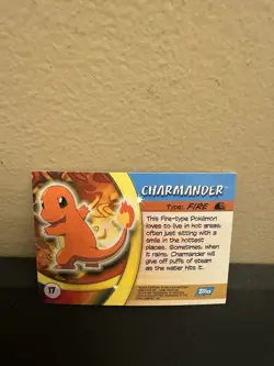 Topps 2004 Pokemon Advanced Challenge Charmander 17 Foil - Image 4