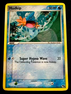 Mudkip 11/17 NM Common Non Holo Pop Series 4 Promo 2006 Near Mint - Image 1