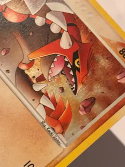 Groudon 5/106 Emerald Holo Ultra Rare Pokemon TCG MP - Image 2