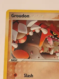 Groudon 5/106 Emerald Holo Ultra Rare Pokemon TCG MP - Image 3