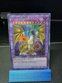 Yugioh Five-Headed Dragon BLHR-EN000 Secret Rare 1st Ed Alternate Art NM - Image 2
