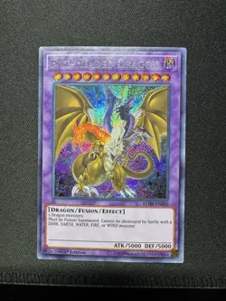 Yugioh Five-Headed Dragon BLHR-EN000 Secret Rare 1st Ed Alternate Art NM - Image 4