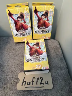 One Piece Egghead Starter Deck [ST29] English Version Lot Of 3 New Sealed - Image 1
