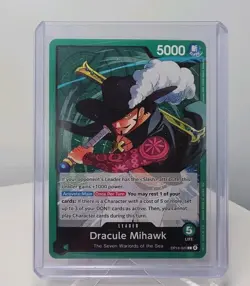 Dracule Mihawk - OP14-020 The Azure Sea's Seven Regular One-Piece CCG TCG - Image 1