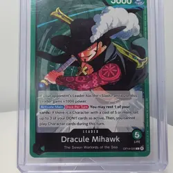 Dracule Mihawk - OP14-020 The Azure Sea's Seven Regular One-Piece CCG TCG - Image 4