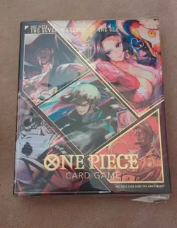 One Piece Seven Warlords 2nd Anniversary Binder Only Sealed (No Promo Cards) - Image 1