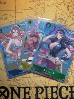 ONE PIECE Card Game Promo Nami Robin Bonny P-112 Heroines Edition 3 Card Japan - Image 1