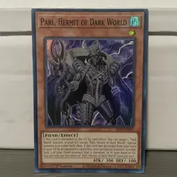 1ST EDITION PARL, HERMIT OF DARK WORLD 2020 SR13-EN003 YUGIOH CARD (LP/MP) - Image 1