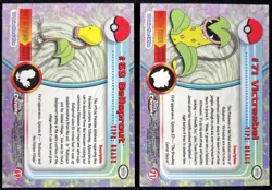 Topps Chrome Pokemon Card Victreebel #71 + Bellsprout #69 - LP - Image 2