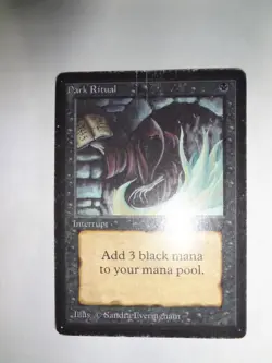 MTG MAGIC THE GATHERING CARD ORIGINAL BETA BLACK DARK RITUAL INSTANT x1 COMMON - Image 3
